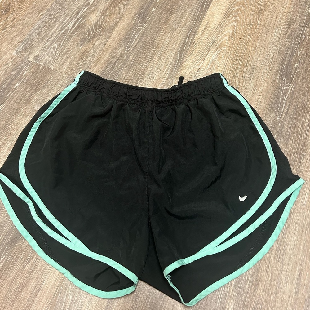 Black and blue Nike shorts